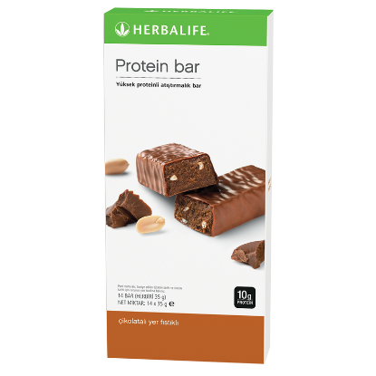 Protein Bar Çikolatalı Yer Fıstıklı 14'lü paket resmi